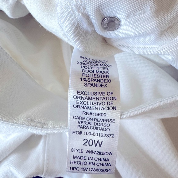 Democracy “Ab” technology White Jeans Distressed Hem Size 20w - Picture 8 of 8